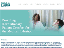Tablet Screenshot of naturalformmedical.com